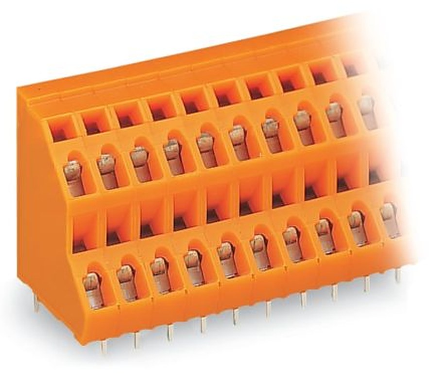 WAGO 736 Series PCB Terminal Block, 30-Contact, 5.08 mm Pitch, Through Hole, 2 Row