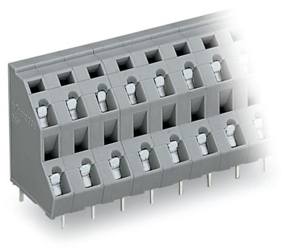 WAGO 736 Series PCB Terminal Block, 24-Contact, 7.5 mm Pitch, Through Hole, 2 Row