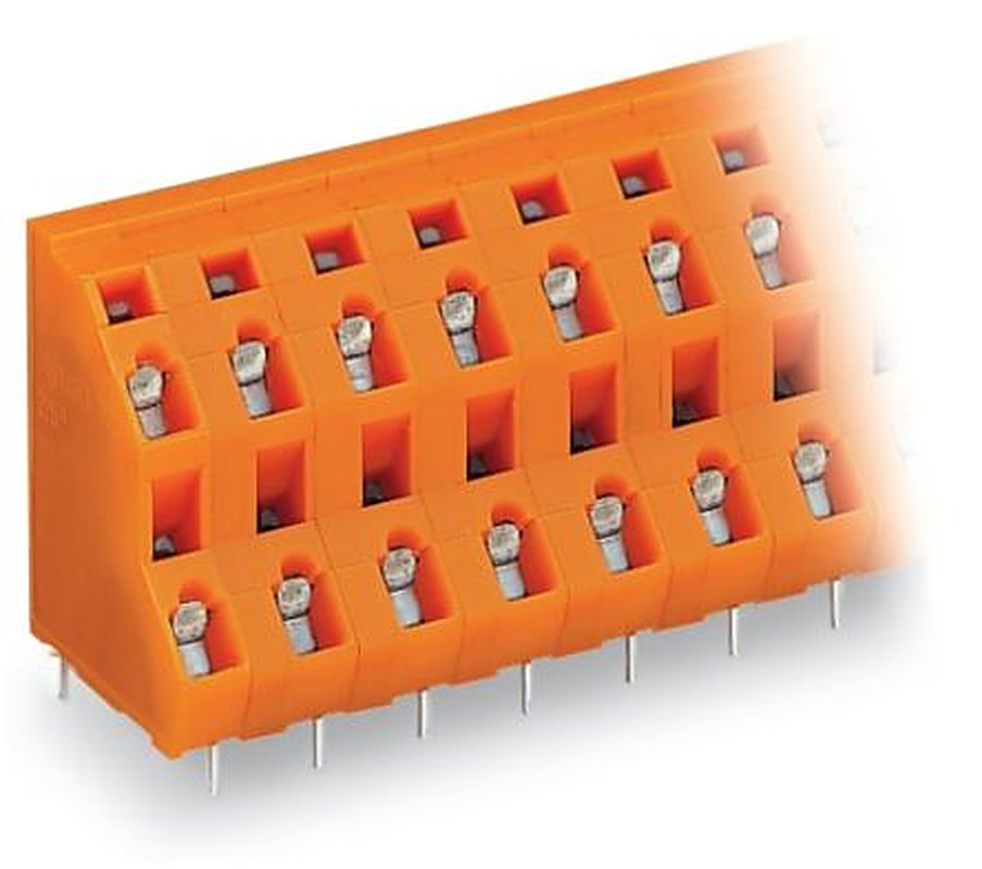 WAGO 736 Series PCB Terminal Block, 12-Contact, 7.62 mm Pitch, Through Hole, 2 Row