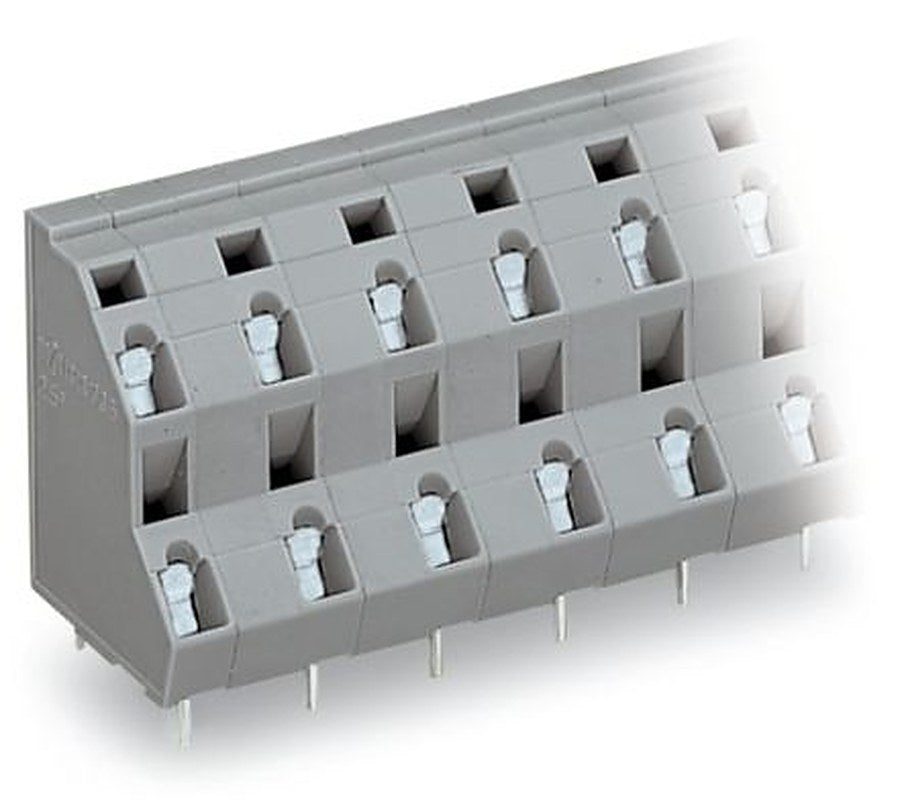 WAGO 736 Series PCB Terminal Block, 24-Contact, 10 mm Pitch, Through Hole, 2 Row