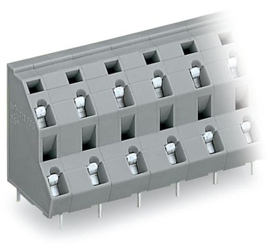 WAGO 736 Series PCB Terminal Block, 12-Contact, 10 mm Pitch, Through Hole, 2 Row
