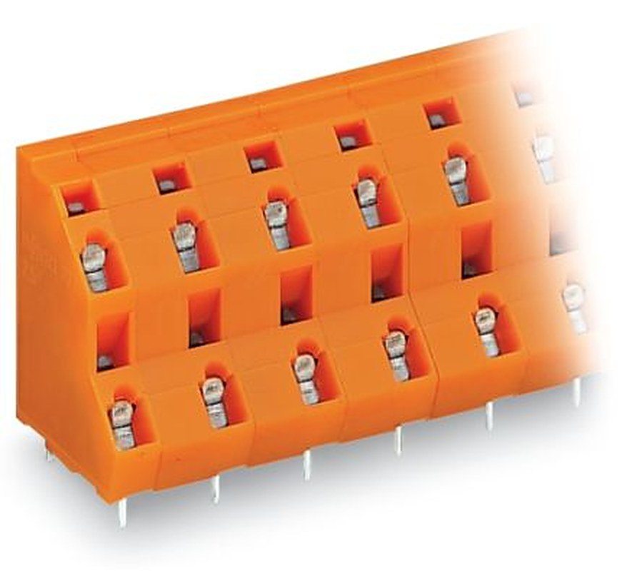 WAGO 736 Series PCB Terminal Block, 12-Contact, 10.16 mm Pitch, Through Hole, 2 Row