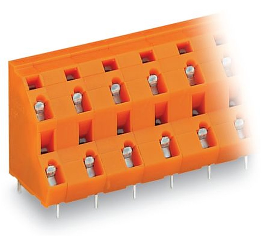 WAGO 736 Series PCB Terminal Block, 24-Contact, 10.16 mm Pitch, Through Hole, 2 Row