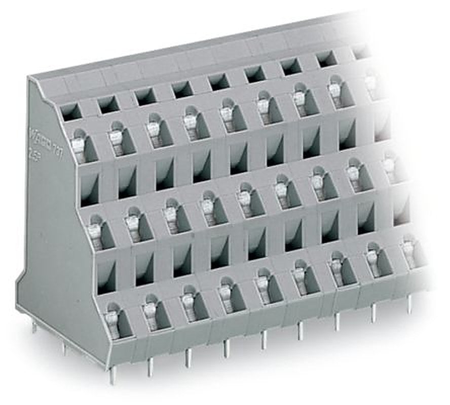 WAGO 737 Series PCB Connector, 24-Contact, 7.5 mm Pitch, Through Hole, 3 Row