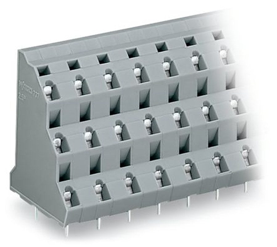 WAGO 737 Series PCB Connector, 12-Contact, 10 mm Pitch, Through Hole, 3 Row