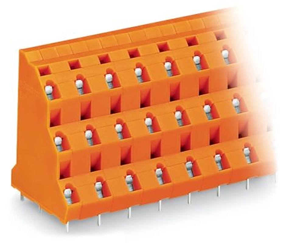 WAGO 737 Series PCB Connector, 24-Contact, 10.16 mm Pitch, Through Hole, 3 Row