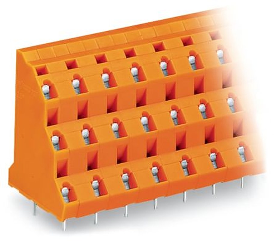 WAGO 737 Series PCB Connector, 24-Contact, 10.16 mm Pitch, Through Hole, 3 Row