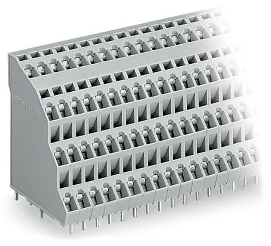 WAGO 738 Series PCB Connector, 16-Contact, 5 mm Pitch, Through Hole, 4 Row