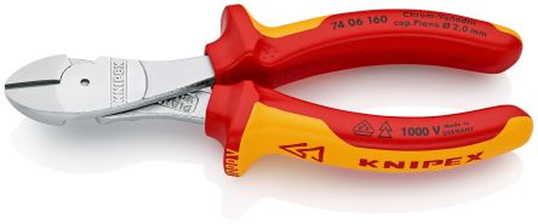 Knipex Knipex VDE/1000V Approved With Bevel Side cutter