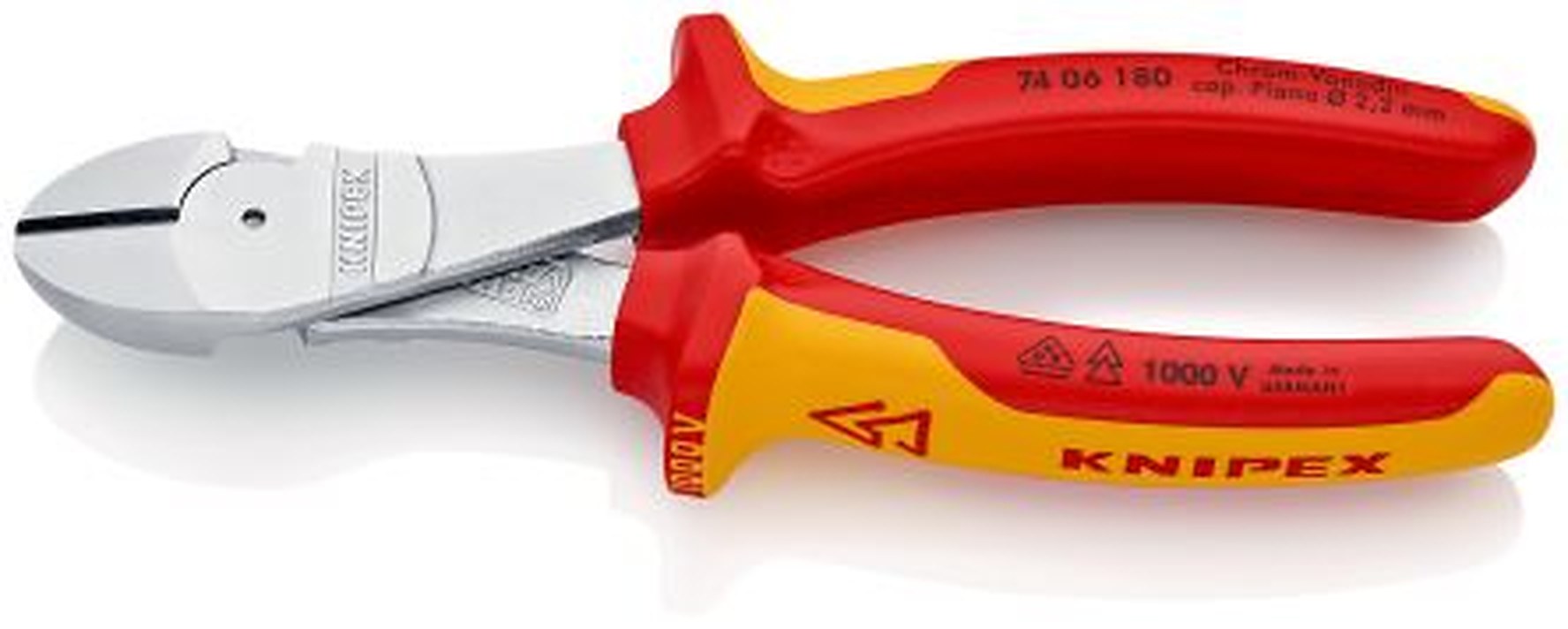 Knipex Knipex VDE/1000V Approved With Bevel Side cutter