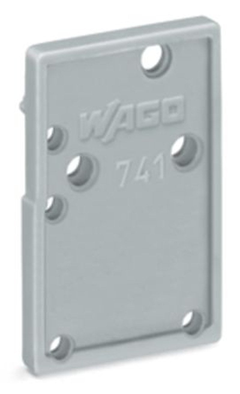 WAGO 741 Series End Plate for Use with Rail Mount Terminal Blocks