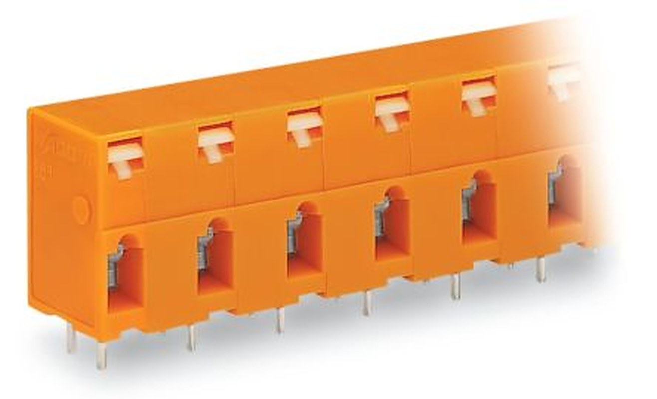 WAGO 741 Series PCB Connector, 4-Contact, 10.16 mm Pitch, 3 Row, 741-604