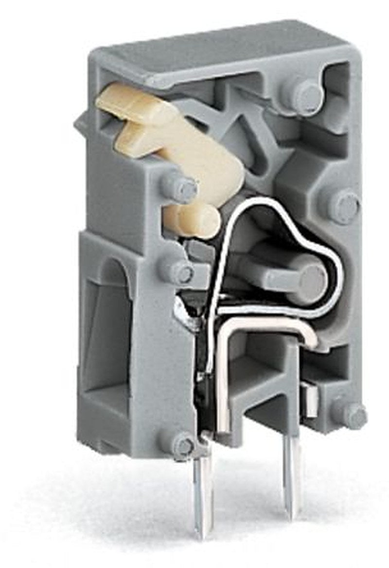 WAGO 741 Series PCB Connector, 1-Contact, 5 mm Pitch, Through Hole, 1 Row