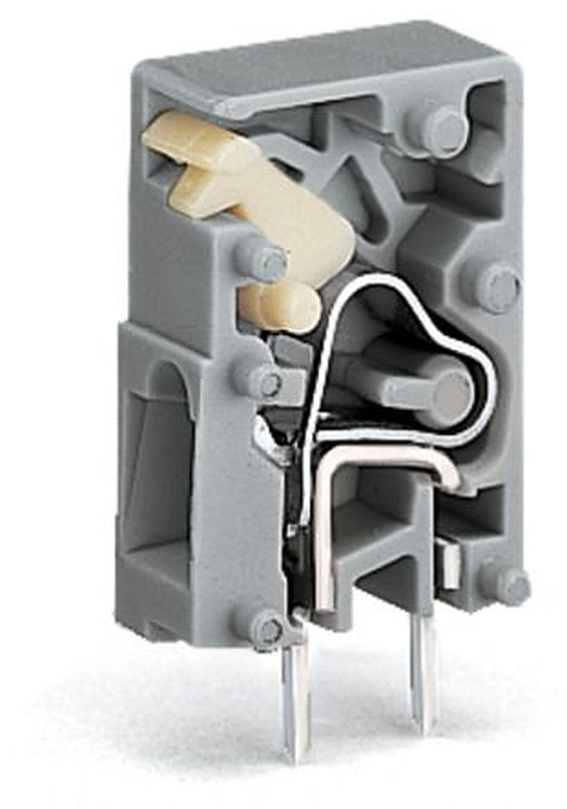 WAGO 741 Series PCB Connector, 1-Contact, 5 mm Pitch, Through Hole, 1 Row