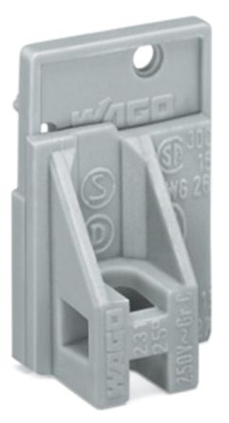 WAGO 741 Series End Plate for Use with Rail Mount Terminal Blocks