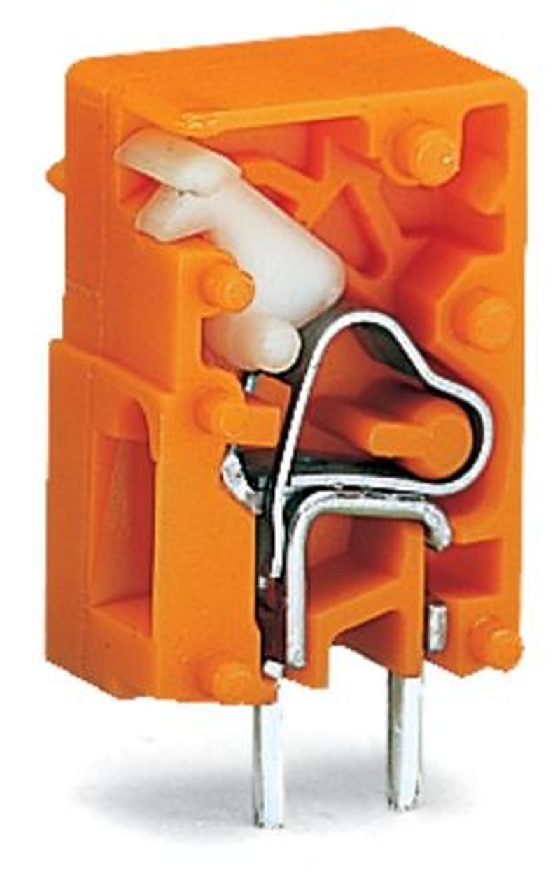 WAGO 741 Series PCB Connector, 1-Contact, 7.62 mm Pitch, Through Hole, 1 Row