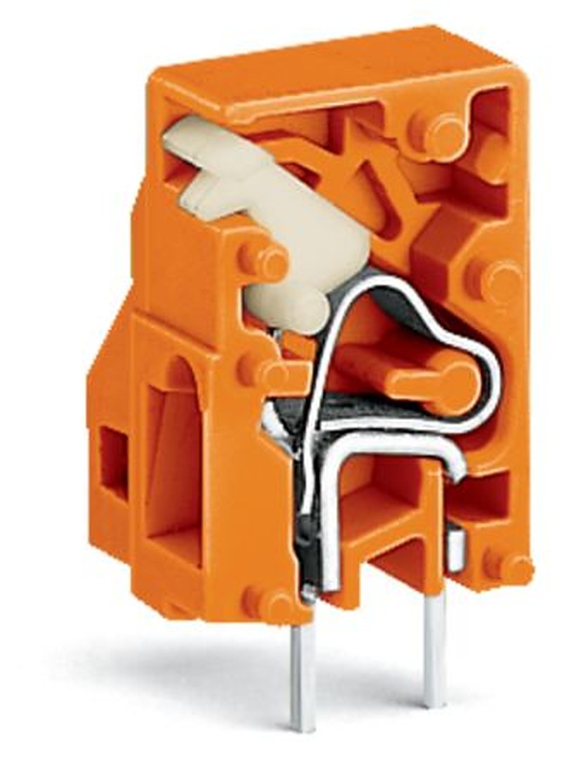WAGO 741 Series PCB Connector, 1-Contact, 5.08 mm Pitch, Through Hole, 3 Row