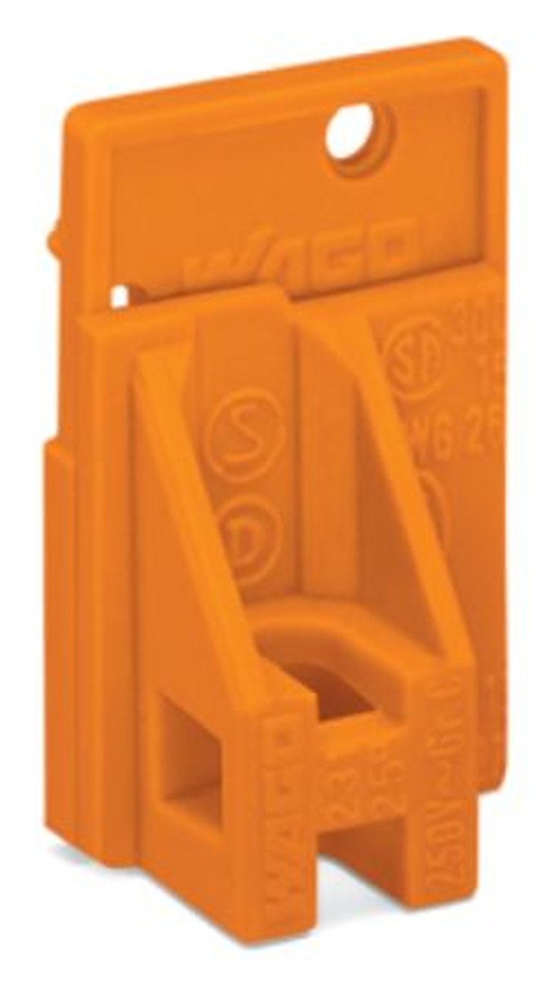 WAGO 741 Series End Plate for Use with Rail Mount Terminal Blocks