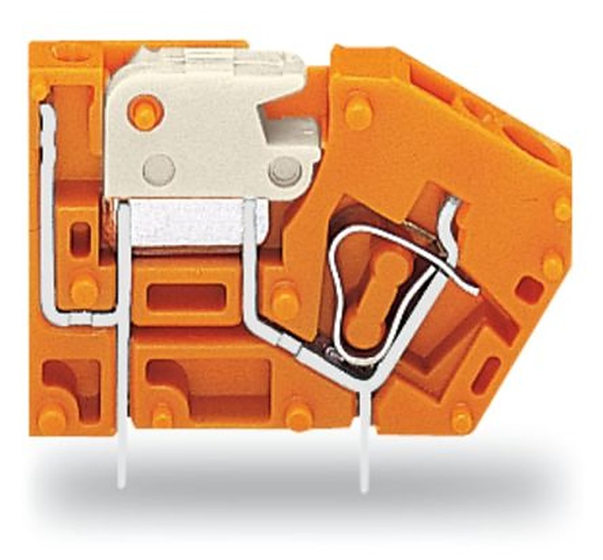 WAGO 742 Series PCB Connector, 1-Contact, 5.08 mm Pitch, Through Hole, 3 Row