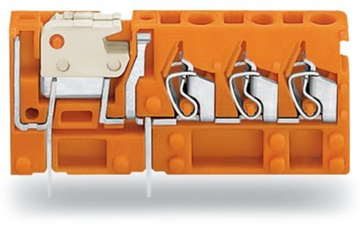 WAGO 742 Series PCB Connector, 1-Contact, 5.08 mm Pitch, Through Hole, 1 Row