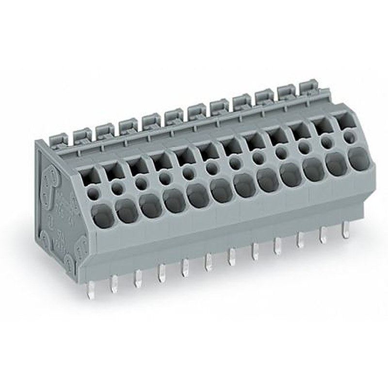 WAGO 745 Series PCB Connector, 7-Contact, 5 mm Pitch, Through Hole, 1 Row