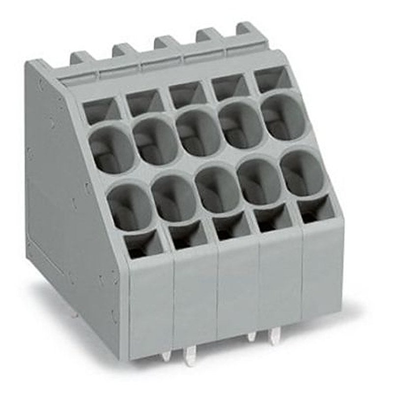 WAGO 746 Series PCB Terminal Block, 5-Contact, 7.5 mm Pitch, PCB, 2 Row