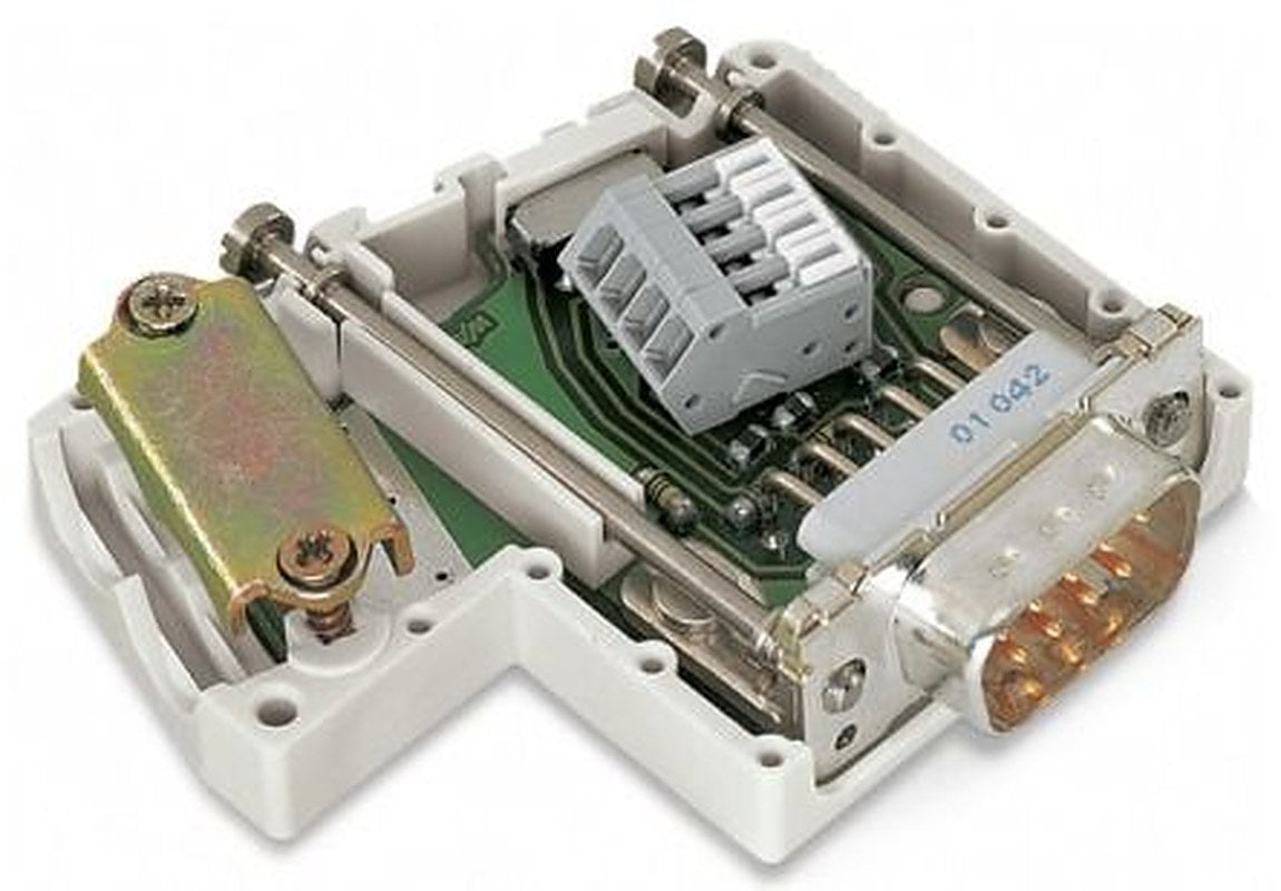 WAGO 750 Series Connector for Use with PROFIBUS Device to a PROFIBUS Line
