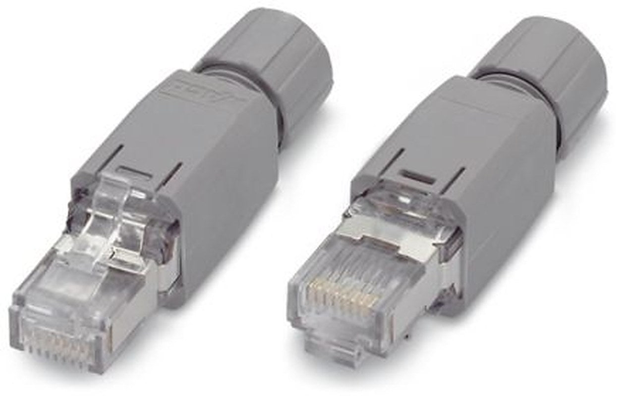 WAGO 750 Series RJ45 Connector Male Brass Shield 1 Port 8 Way