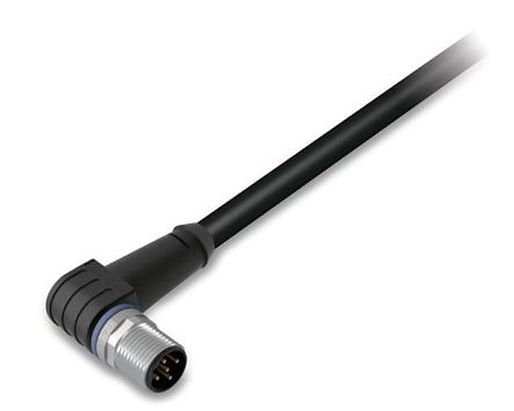WAGO Male 5 way M12, Right Angle to Unterminated Actuator/Sensor Cable, 10 m