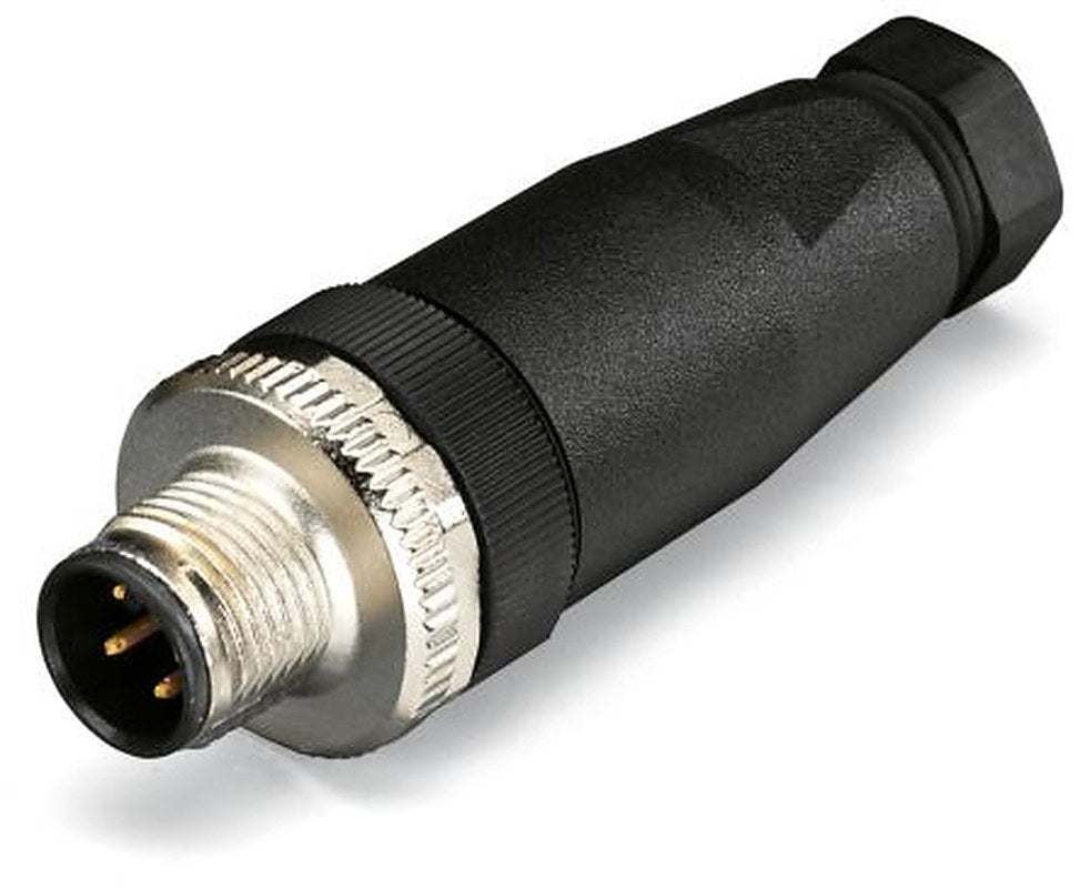 WAGO Industrial Circular Connector, 5 Contacts, Plug-in, M12 Connector, Plug, Male, IP67, 756 Series