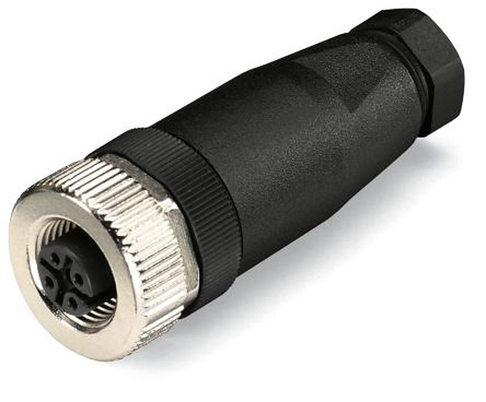 WAGO Industrial Circular Connector, 5 Contacts, Plug-in, M12 Connector, Plug, Male, IP67, 756 Series