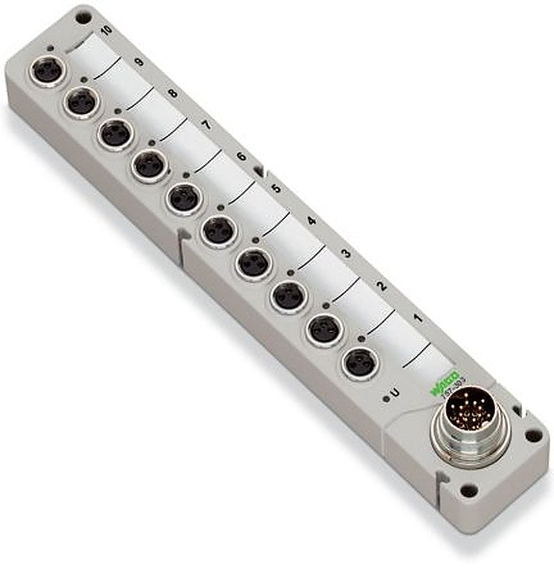 WAGO 757 Series Actuator Hub, 10 Port, 4-Pin Connector