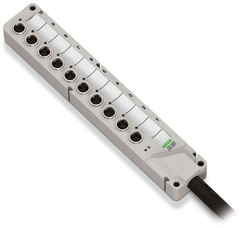 WAGO 757 Series Actuator Hub, 8 Port, 4-Pin Connector, 5 m
