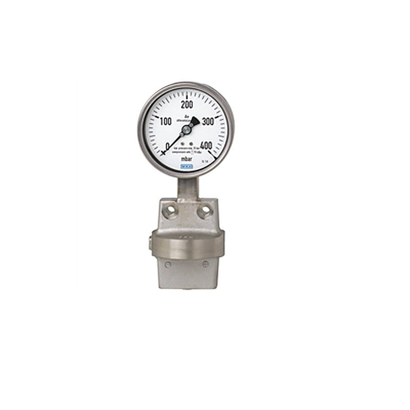 WIKA G 1/4 FNPT Differential Pressure Gauge, 100 mm, 10 bar