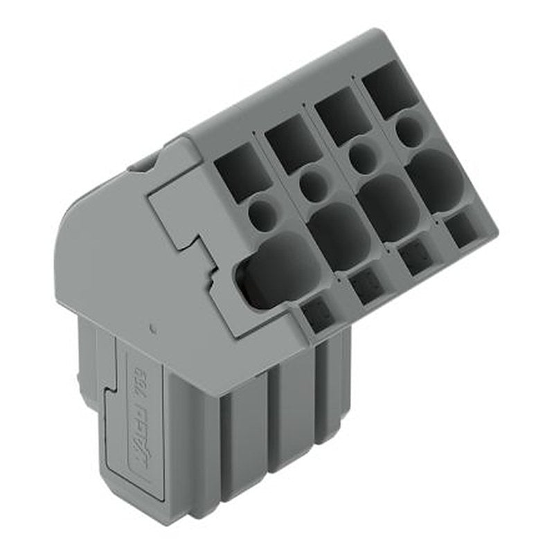 WAGO 769-104/022-000 769 Series Connector Grey, 4mm², 1-Level, Cage Clamp, CSA