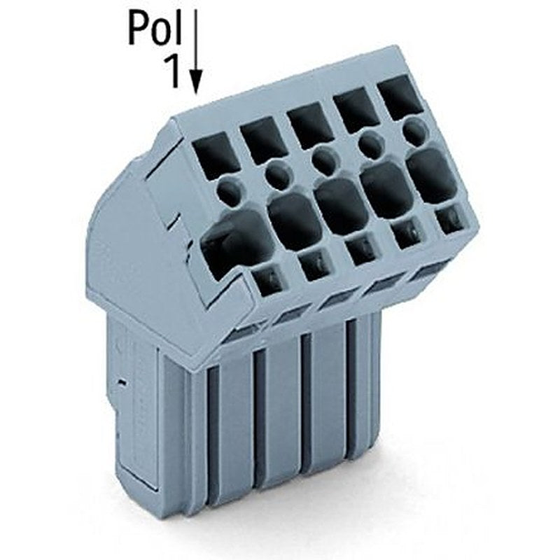WAGO 769-105/022-000 769 Series Connector Grey, 4mm², Cage Clamp, CSA