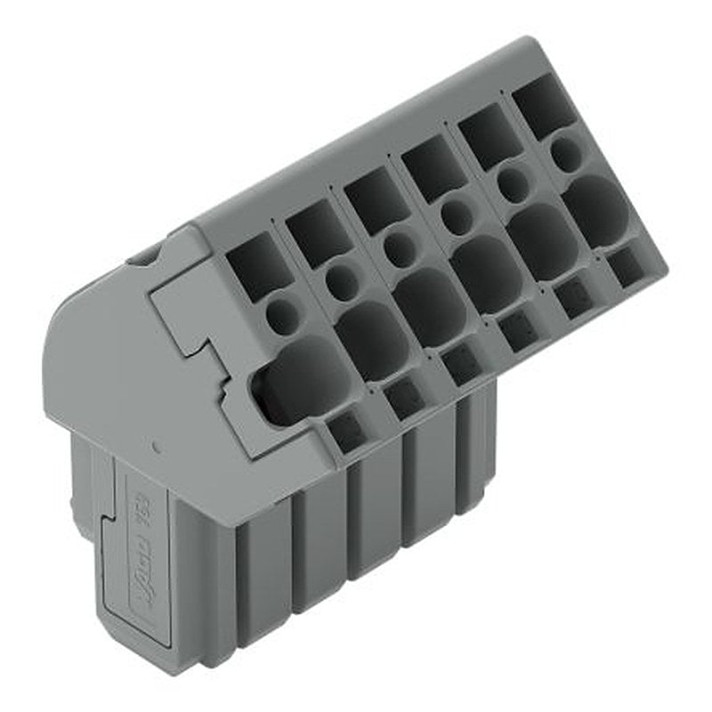WAGO 769-106/022-000 769 Series Connector Grey, 4mm², 1-Level, Cage Clamp, CSA