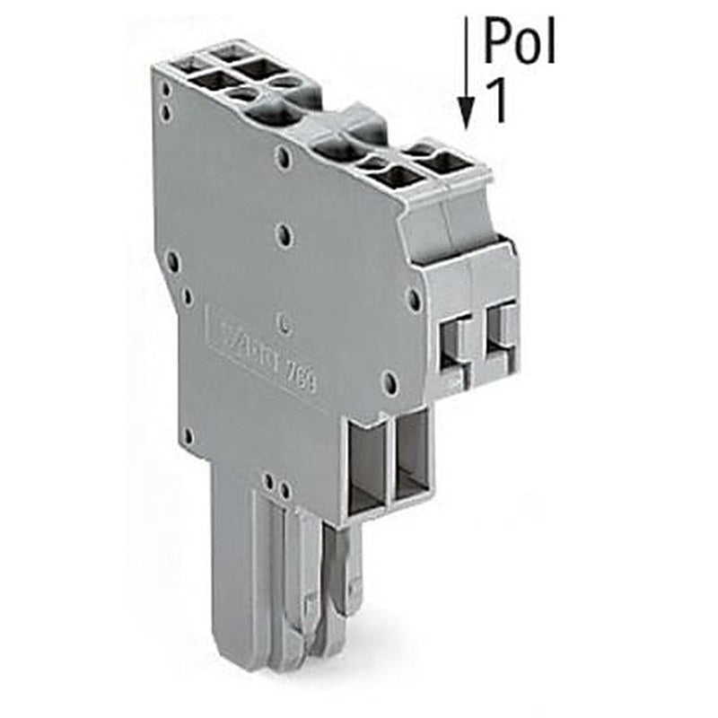 WAGO 769 Series Straight PCB PCB Socket, 2-Contact, 5 mm Pitch Cage Clamp