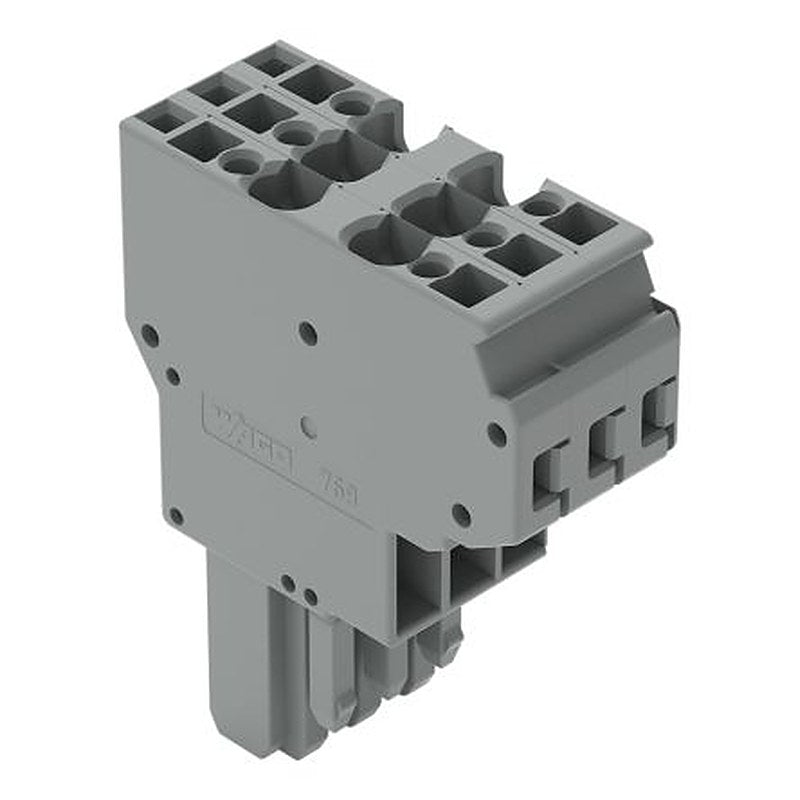 WAGO 769 Series Straight PCB PCB Socket, 3-Contact, 5 mm Pitch Cage Clamp