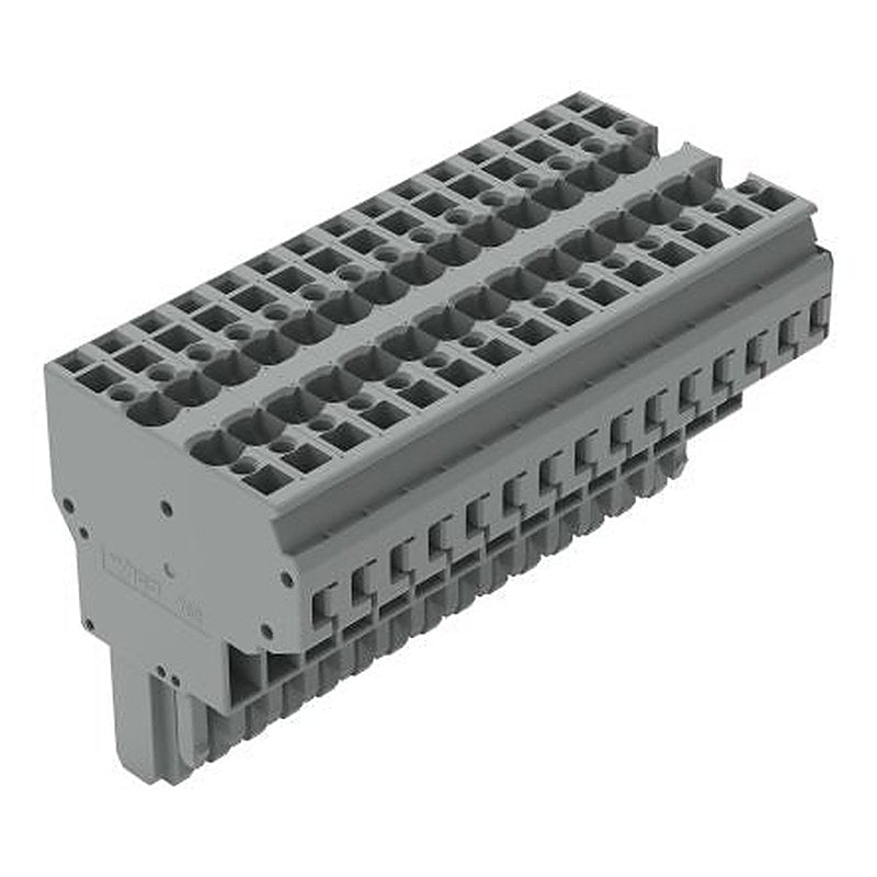 WAGO 769 Series Straight PCB PCB Socket, 15-Contact, 5 mm Pitch Cage Clamp