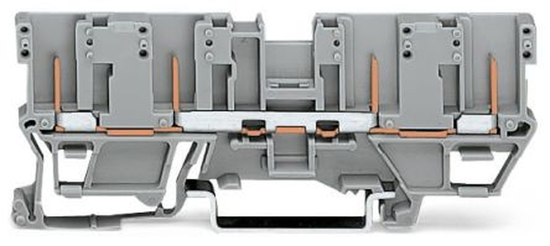 WAGO 769-151 769 Series Carrier Terminal Block Grey, 1-Level, Wire, CSA