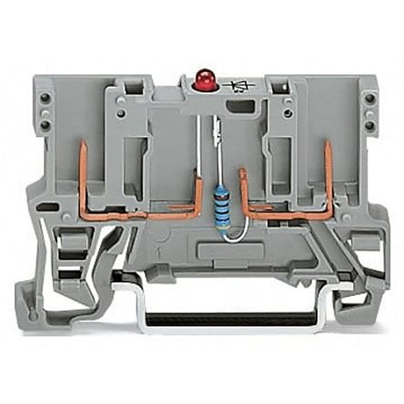WAGO 769-229/281-413 769 Series Carrier Terminal Block Grey, Wire, CSA
