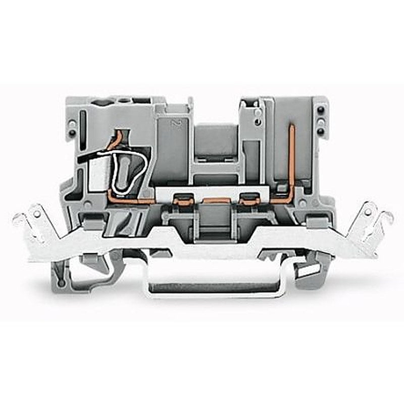 WAGO 769-231 769 Series Carrier Terminal Block Grey, 4mm², 1-Level, Cage Clamp, CSA