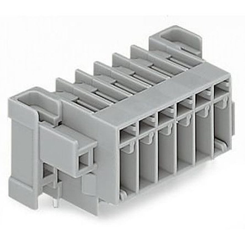 WAGO 769 Series Angled PCB PCB Header, 8 Contact(s), 5 mm Pitch, 1 Row, Shrouded
