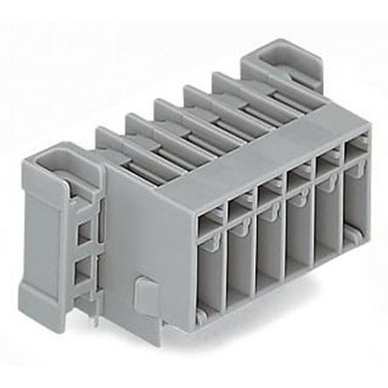 WAGO 769 Series Angled PCB PCB Header, 12 Contact(s), 5 mm Pitch, 1 Row, Shrouded