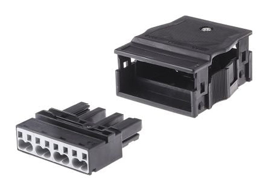 WAGO 770 Series Snap-in Distribution Block Female Cage Clamp, 4-Pole, 25A, 8-Way