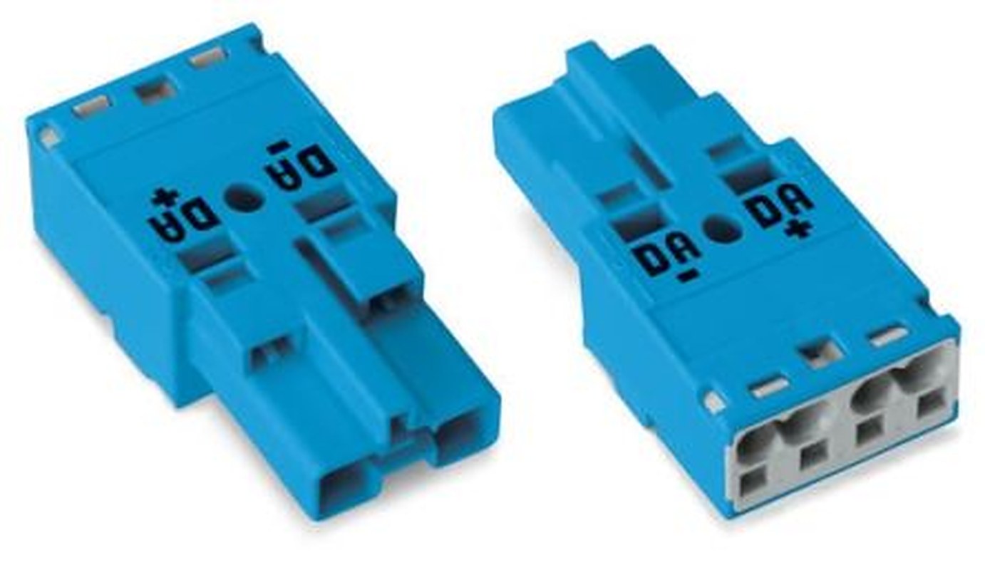 WAGO 770 Series Cable Lighting Connector Male Cage Clamp, 2-Pole, 25A, 2-Way, IP20