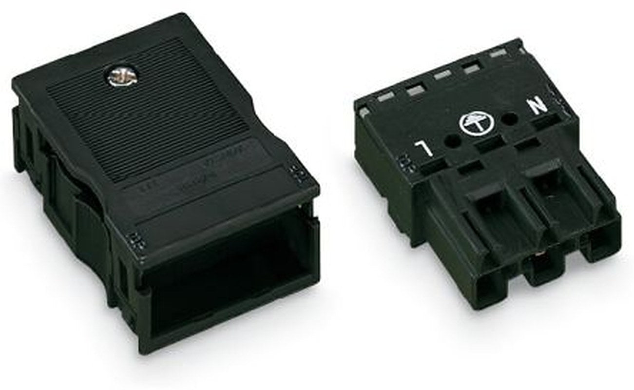 WAGO 770 Series Pluggable Terminal Block, 3-Contact, 10 mm Pitch, 1 Row, 770-113-1