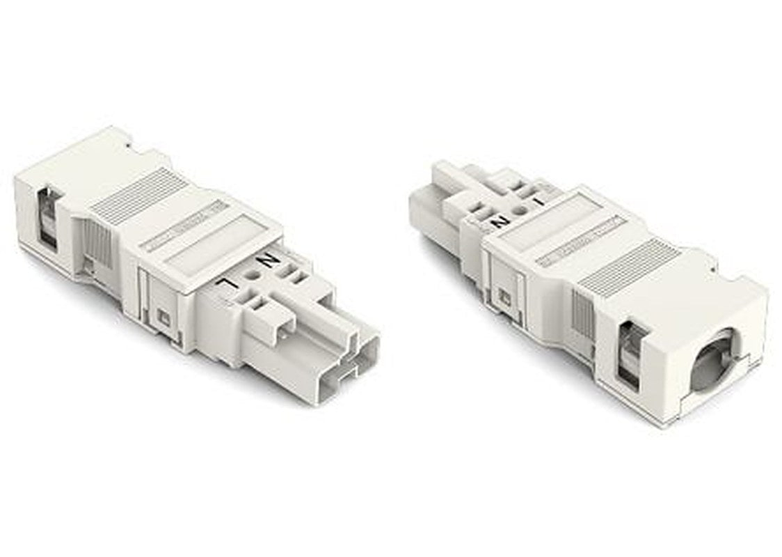 WAGO 770 Series Cable Plug Male Cage Clamp, 2-Pole, 25A, 2-Way, IP20
