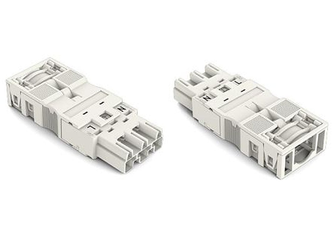 WAGO 770 Series Cable Plug Male Cage Clamp, 3-Pole, 25A, 3-Way, IP20
